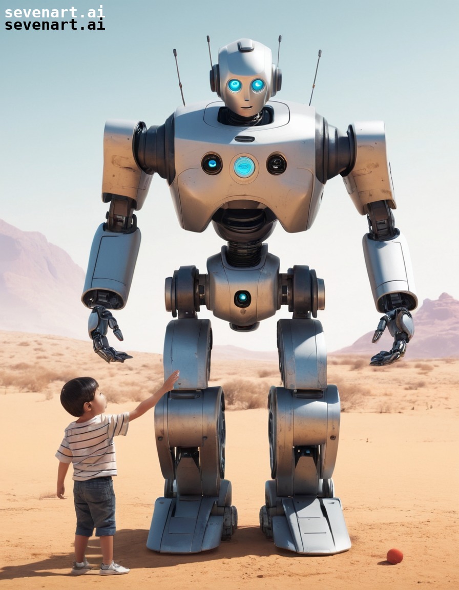 robot, child, interaction, play, technology, robots