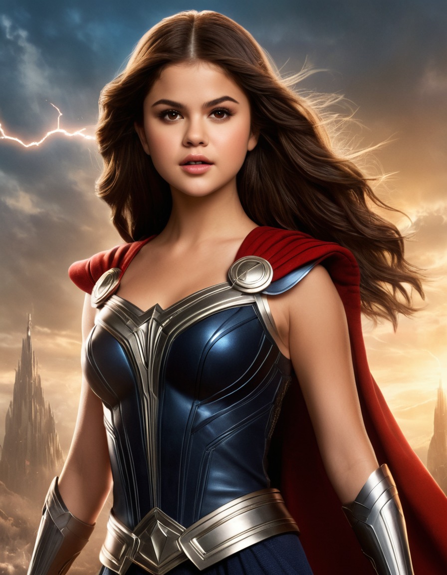 selena gomez, thor, marvel, superhero, celebrity, actress