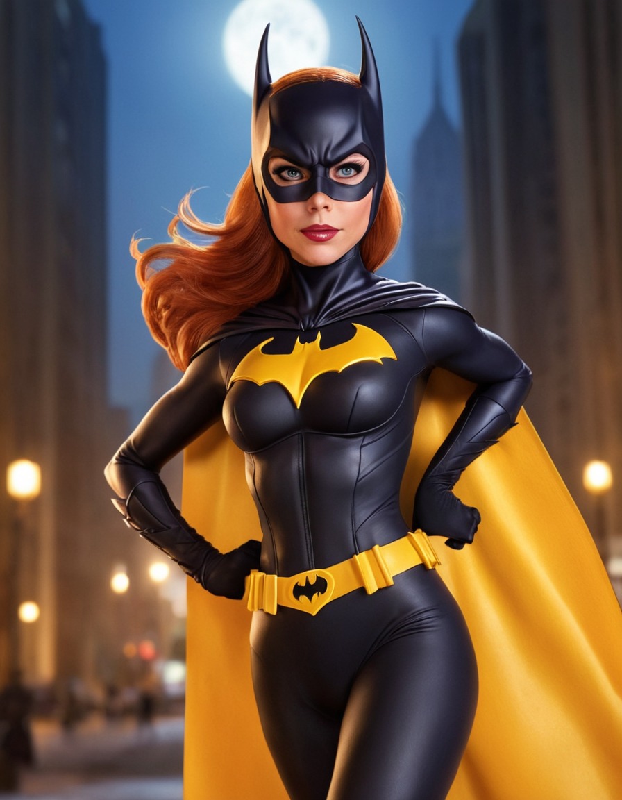 dc comics, batgirl, funny, caricature