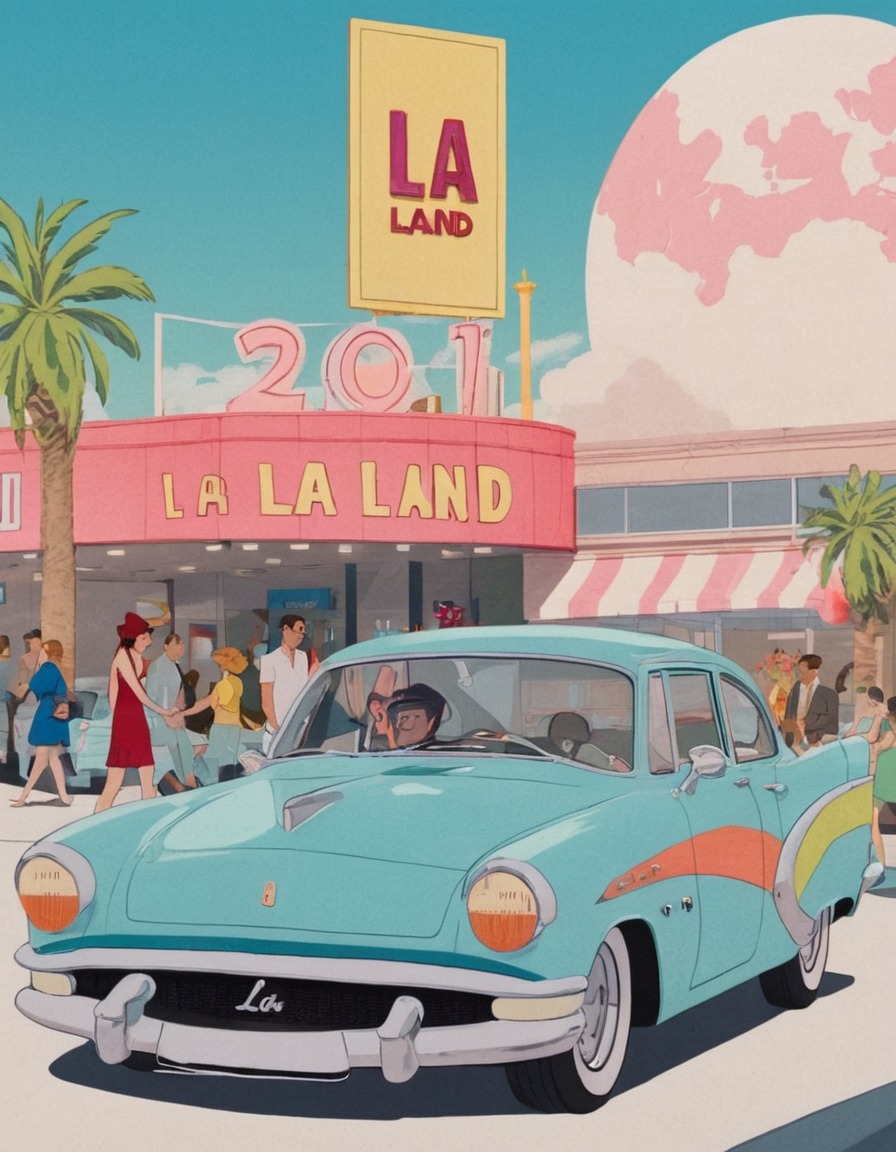 la la land, 2016, musical film, emma stone, ryan gosling, hollywood, romance