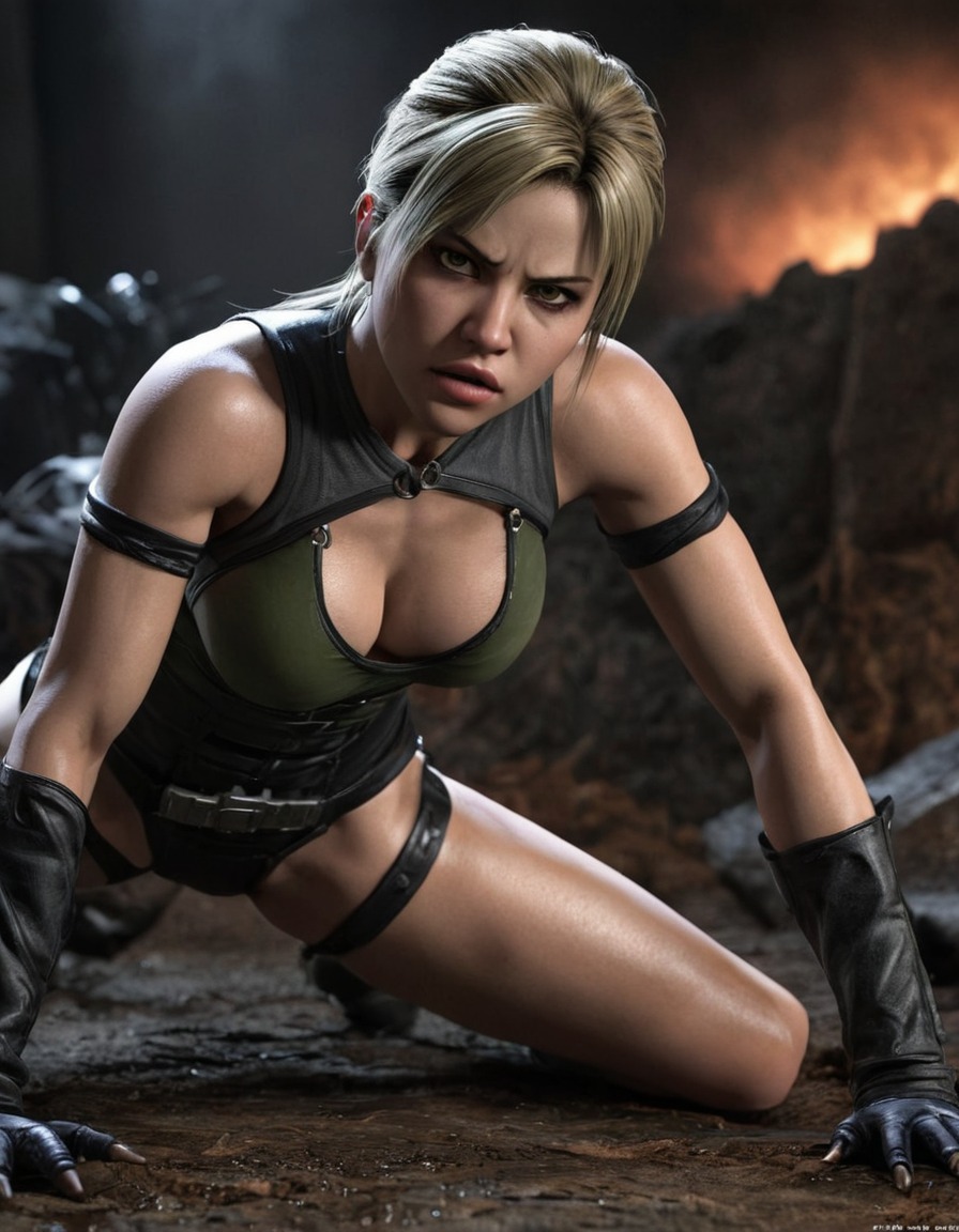 mortal combat, sonya blade, fighting, video games, action, combat, warrior