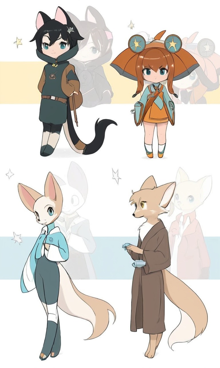 digitalart, adoptablesopen, adoptable, characterdesign, anthro, fantasy, kemonomimi, setprice