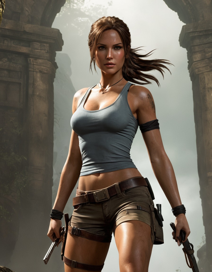 lara croft, tomb raider, action-adventure, video games, female protagonist, adventure, reboot