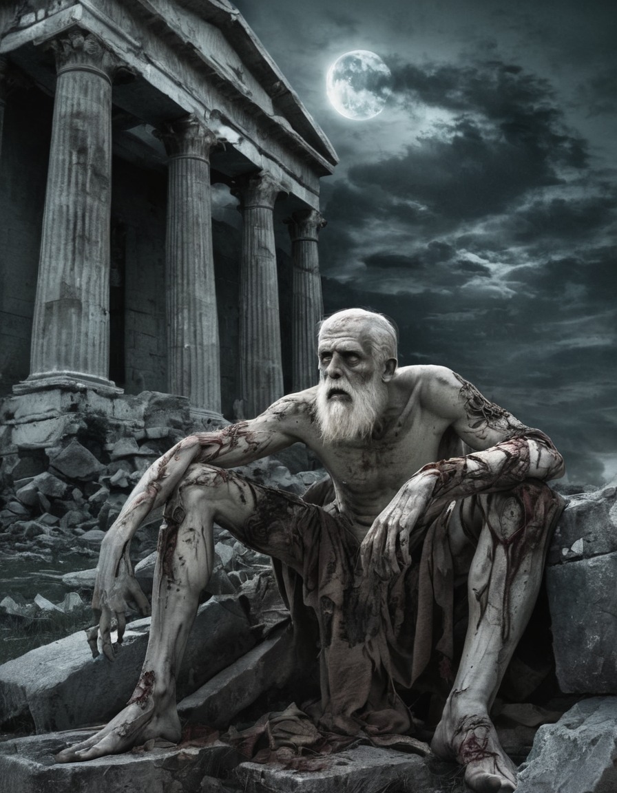 plato, zombie, ancient ruins, philosophy