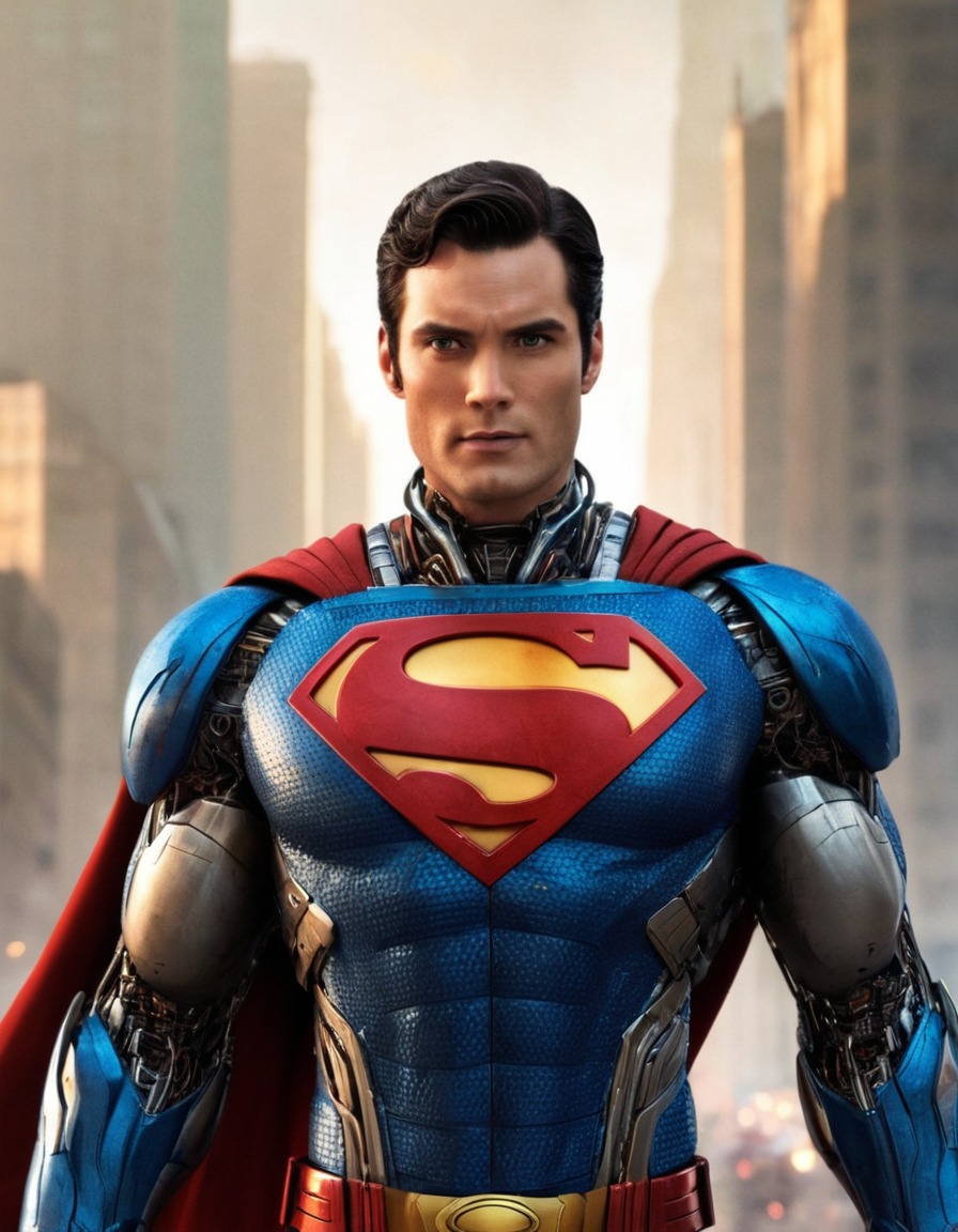 superman, robot, dc comics, superhero, kryptonian, artificial intelligence