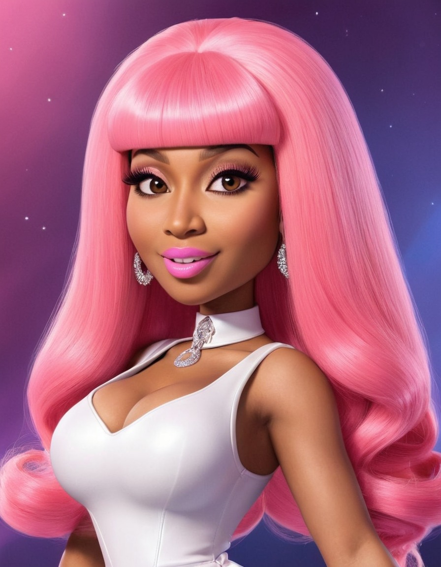 fun, nicki minaj, caricature, celebrity, music, humor