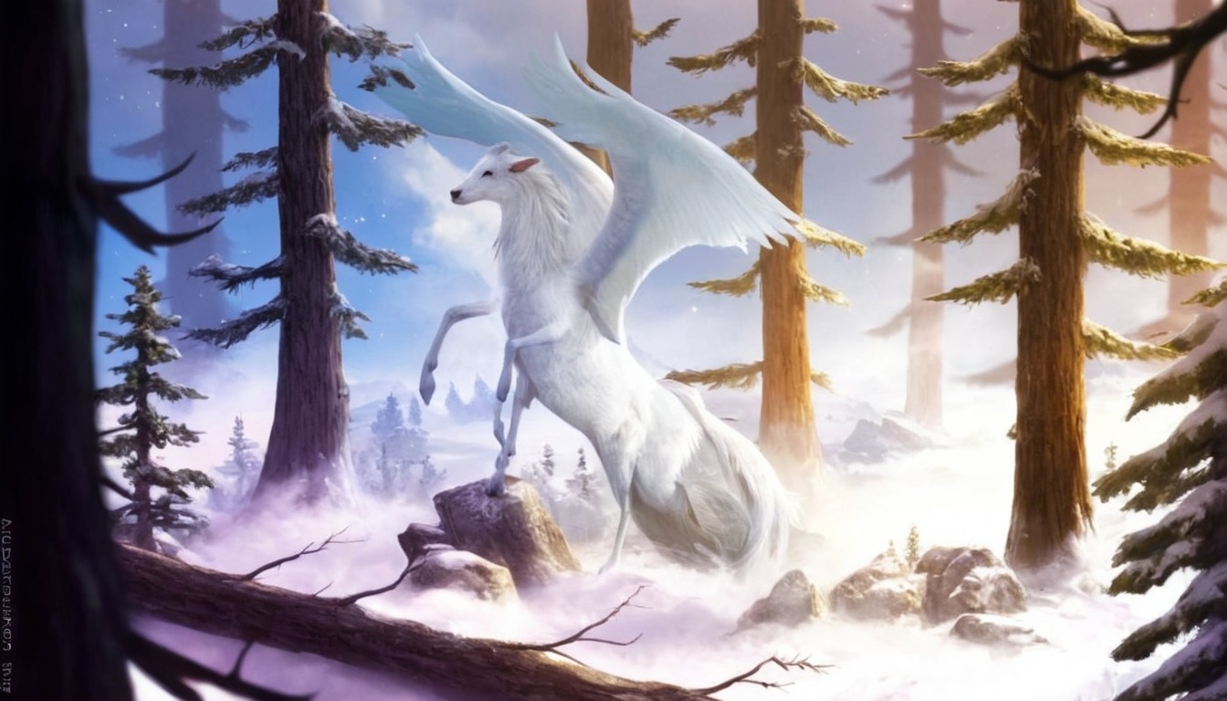 snow, bunny, cute, dragon, forest, rabbit, silly, winter