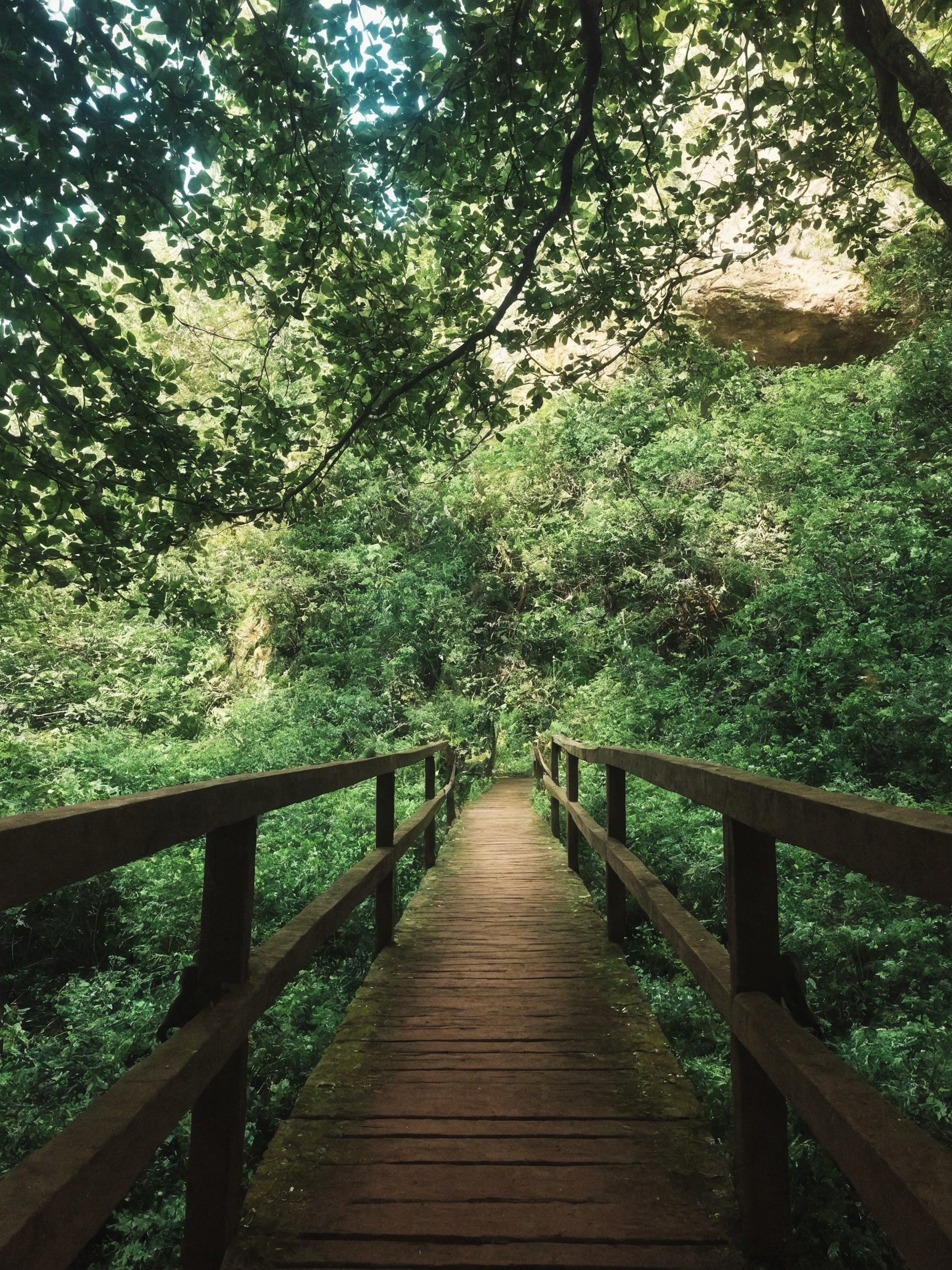 nature, photography, landscape, forest, trees, hiking, bridge