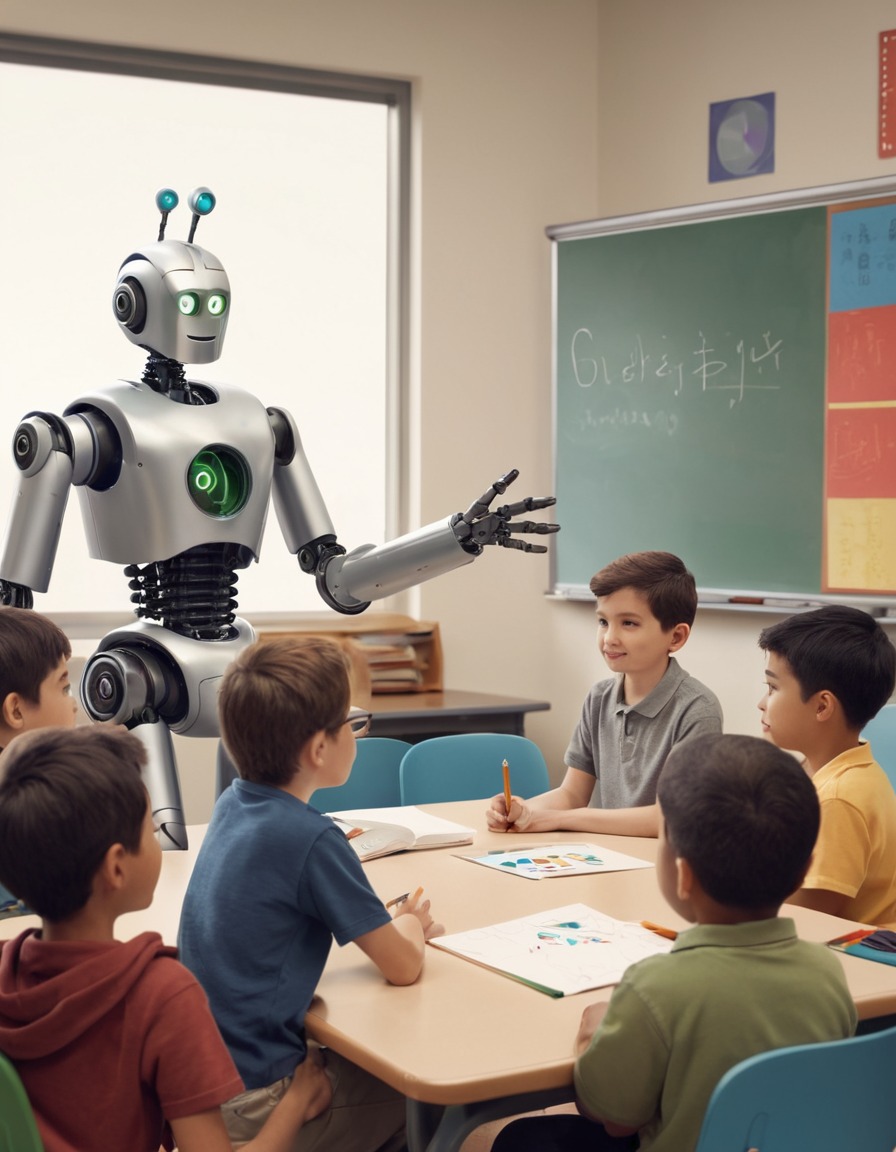 robot, ai, education, classroom, technology, robots