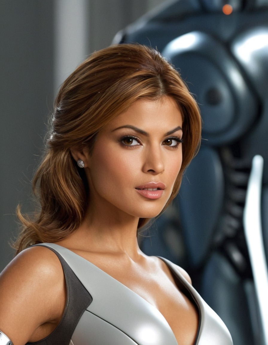 robot, eva mendes, science fiction, artificial intelligence