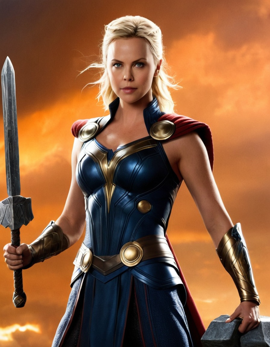 charlize theron, thor, marvel, actress, superhero, film, adaptation