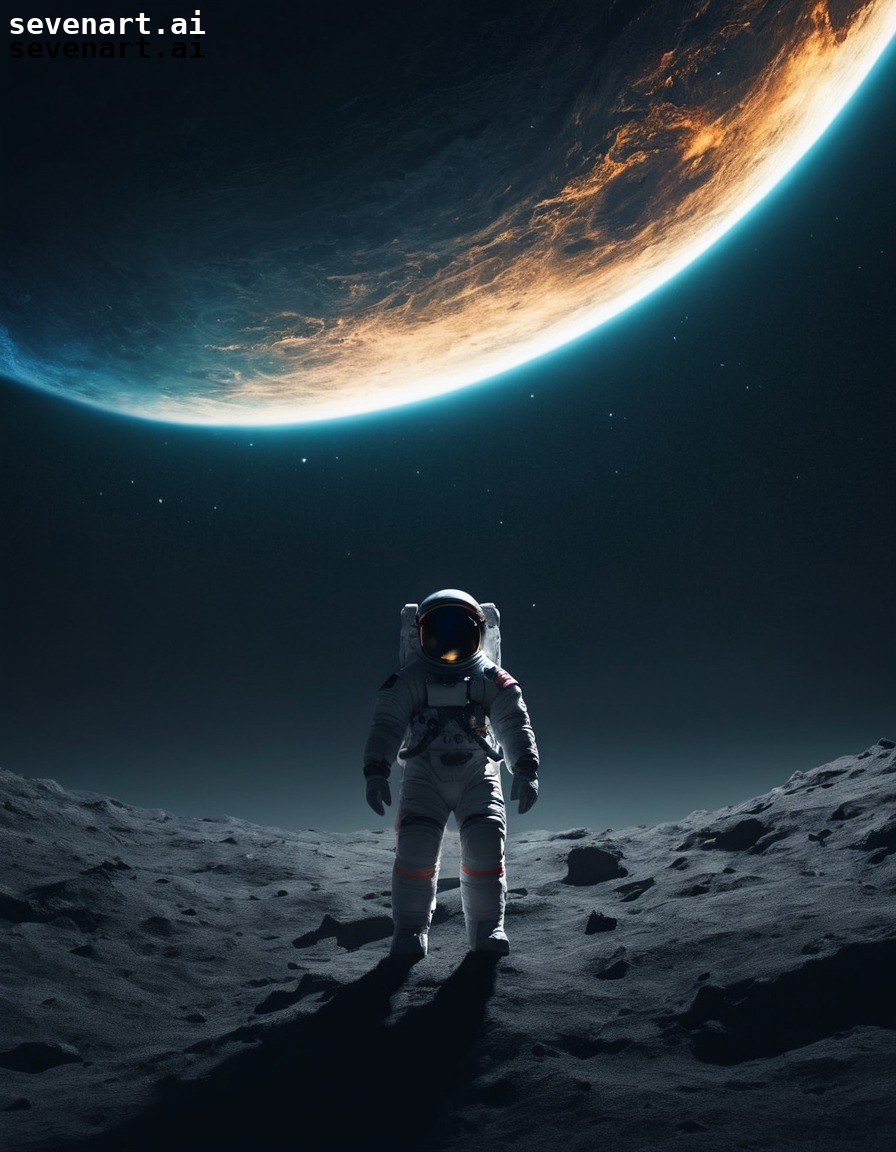 space, astronaut, exploration, loneliness, wonder, stars