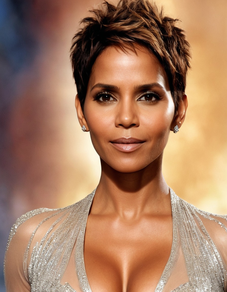 halle berry, actress, beautiful, award-winning, portrait, mesmerizing