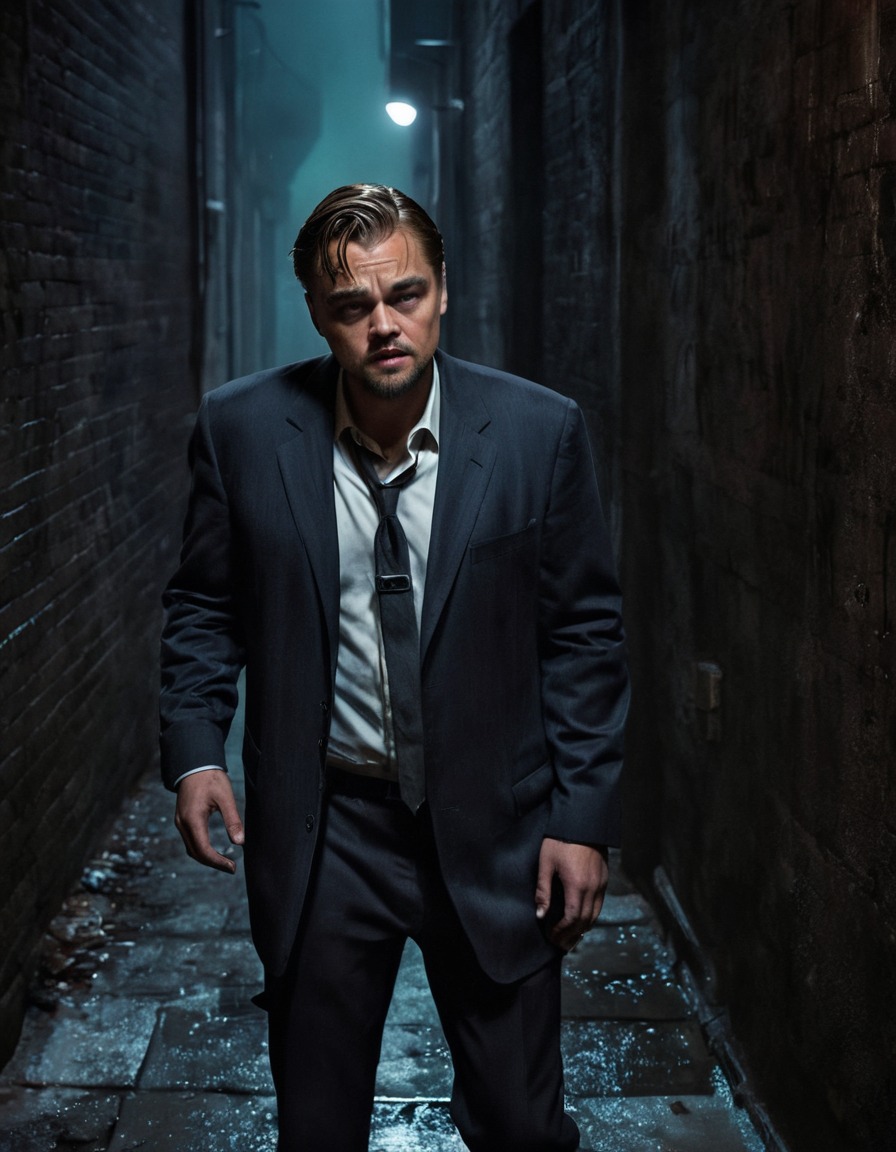 leonardo dicaprio, zombie, dark, alleyway, horror, celebrities