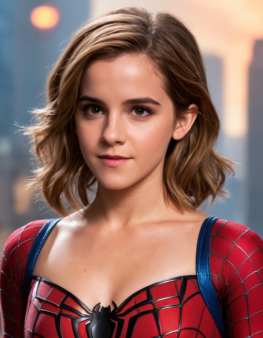 emma watson, spiderman, crossover, actress, superhero, fantasy, adventure