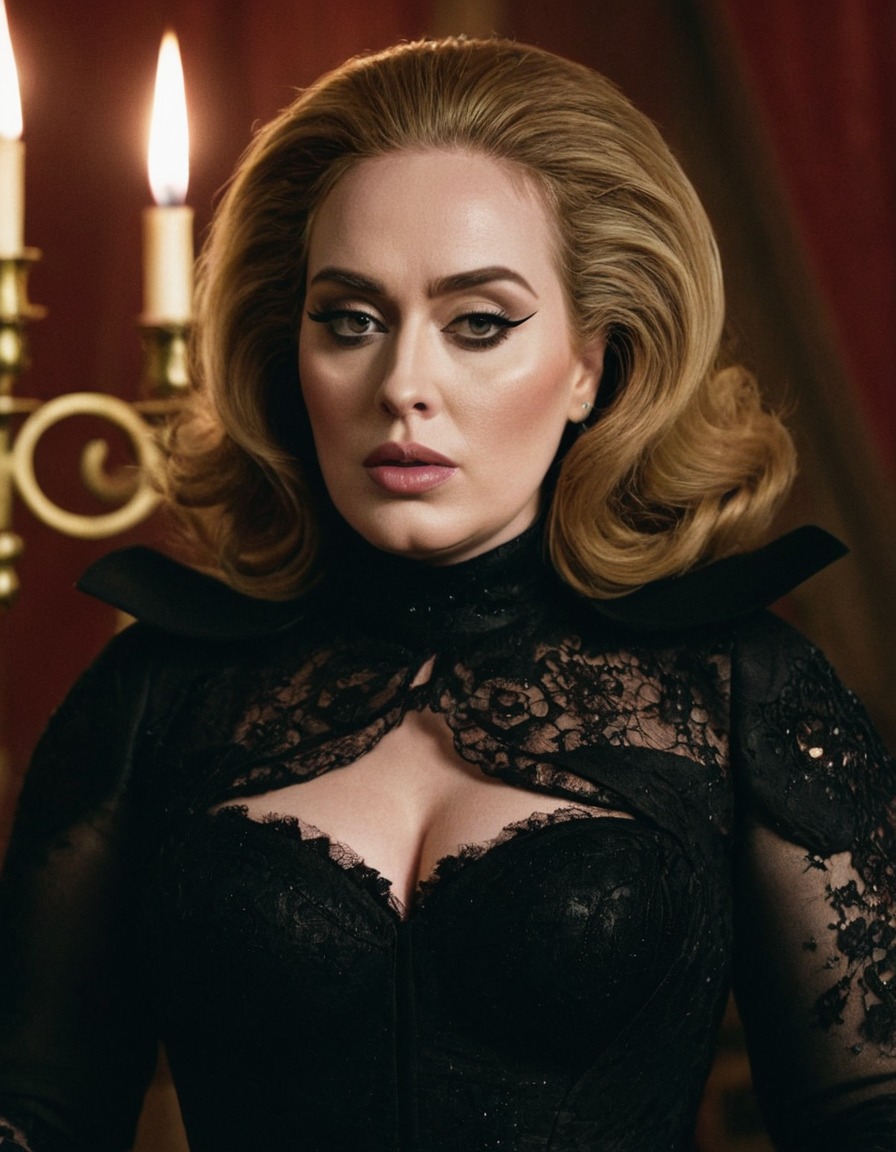 adele, evil villain, musician, pop star, singer, entertainment, famous personality