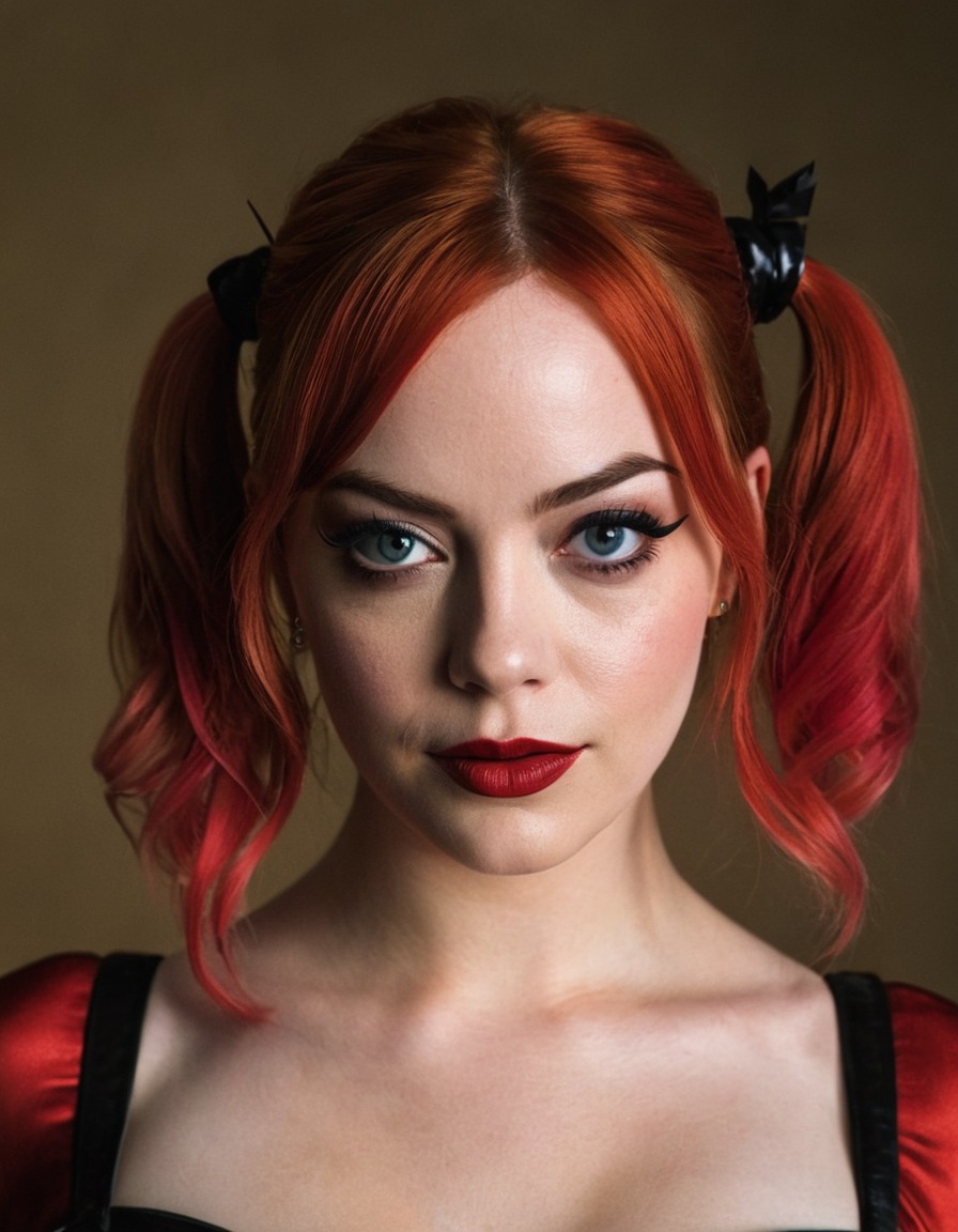 harley quinn, emma stone, dc comics, superhero, antagonist, birds of prey, iconic character