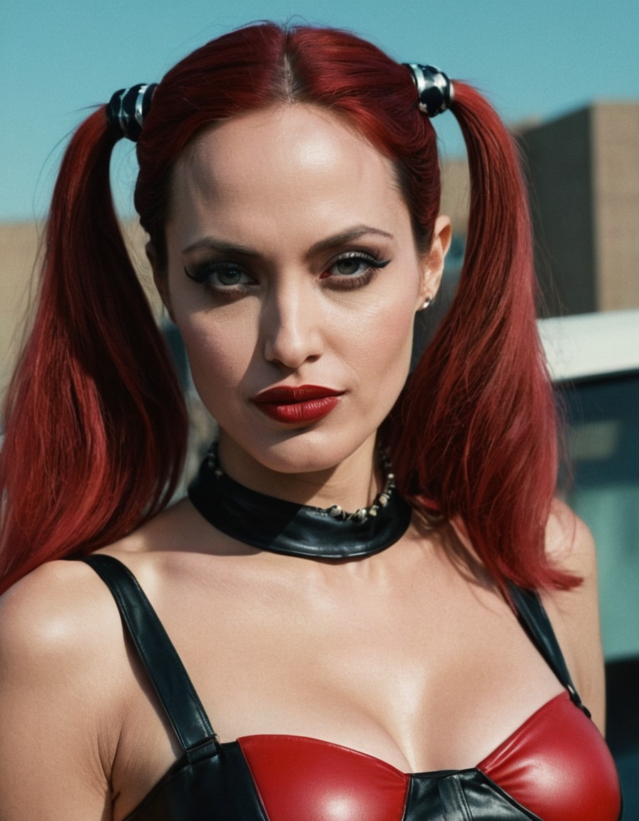 harley quinn, angelina jolie, dc comics, superhero, antihero, villain, character adaptation