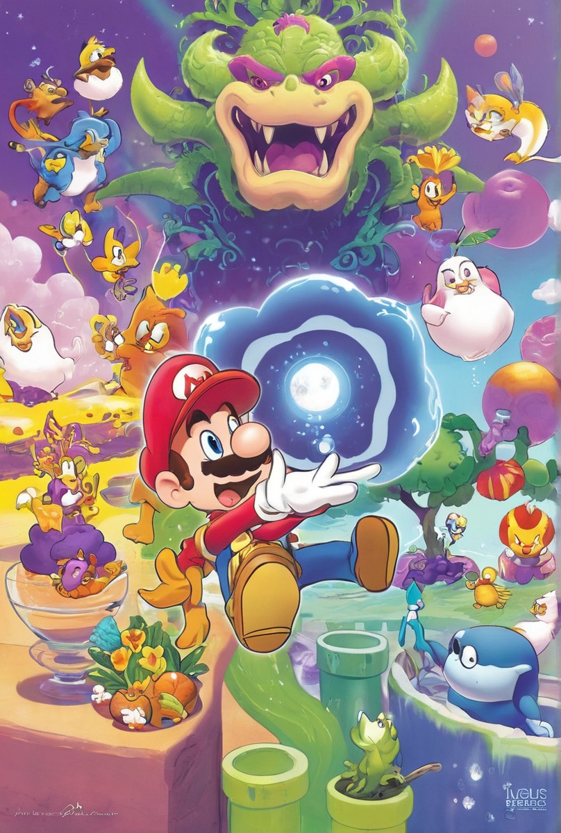 bowser, fanart, luigi, mario, nintendo, princessdaisy, princesspeach, toad, yoshi, nintendoswitch, supermariobroswonder, supermariowonder