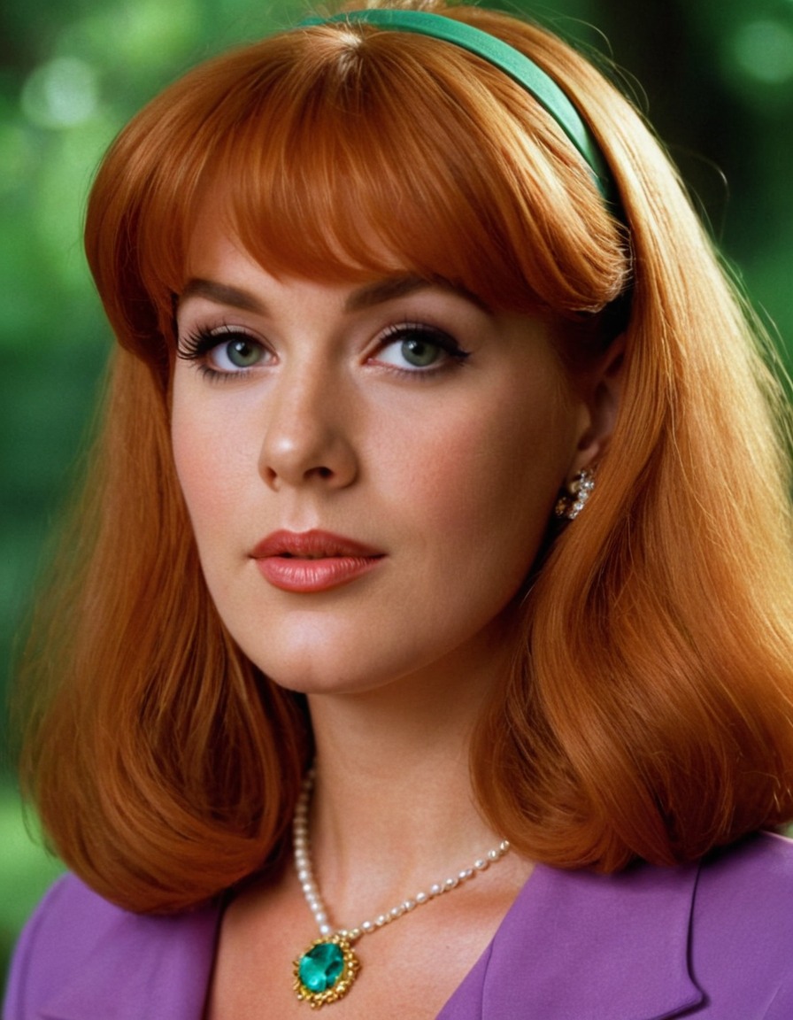 daphne blake, scooby-doo, cartoon character, beautiful woman, mystery solver