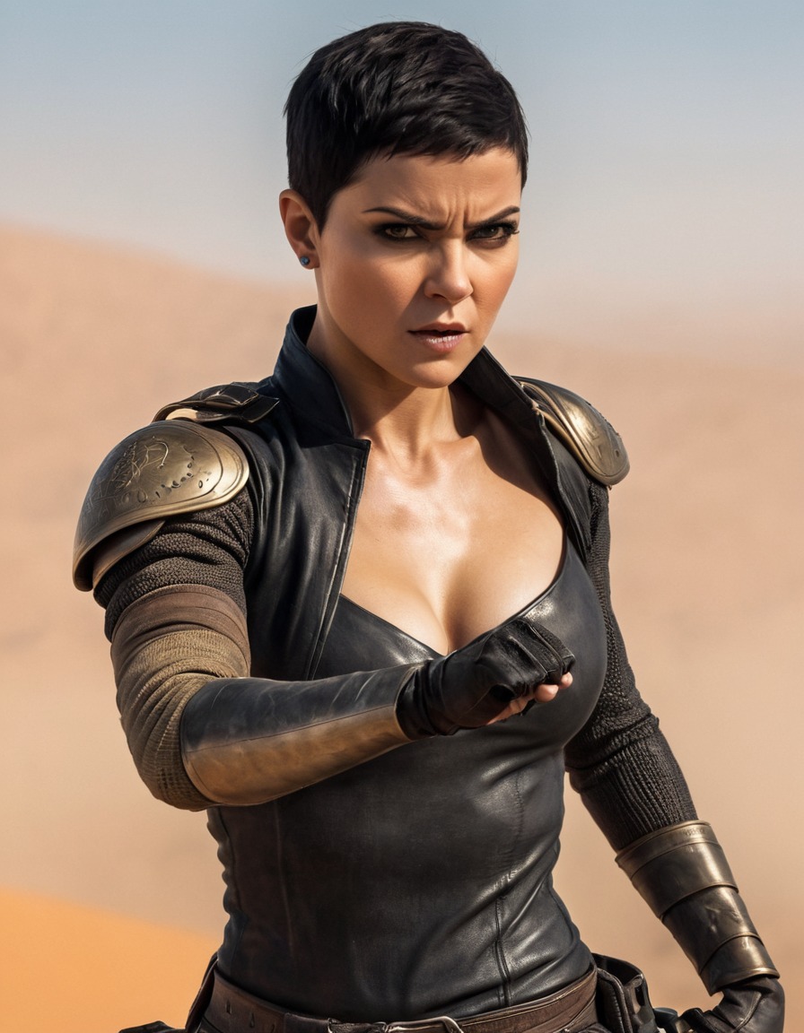 furiosa, battle stance, action, warrior, strong, mad max, film character