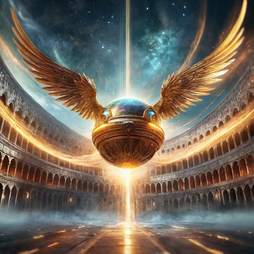 magic, architecture, epic, digitalart, fantasyart, colloseum, fantastical, mystical, quidditch