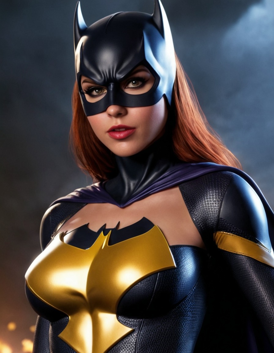 superhero, defeated, batgirl, dc comics, villain