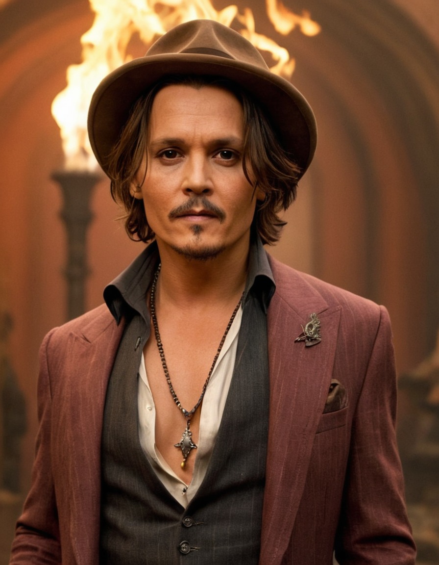 johnny depp, actor, celebrity, gender transformation, femininity, hollywood, gender identity