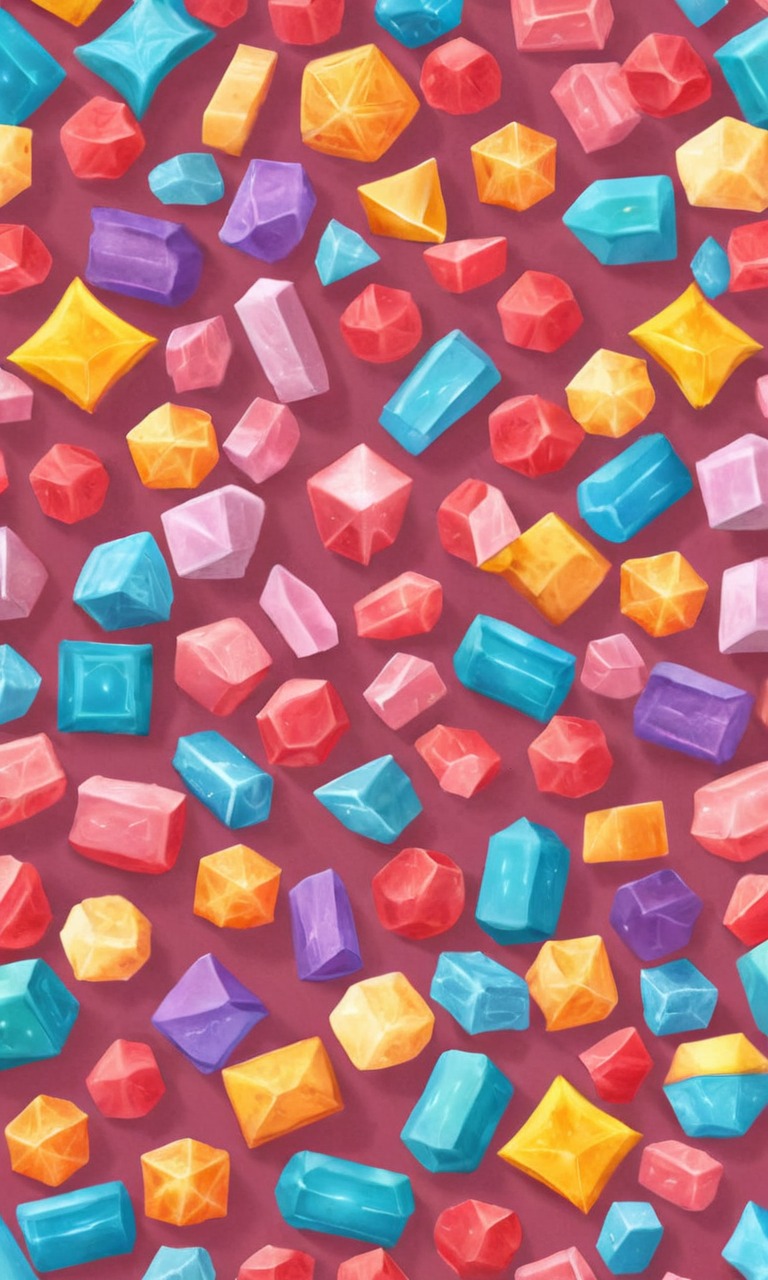 wallpaper, candy, pixelated, sweets