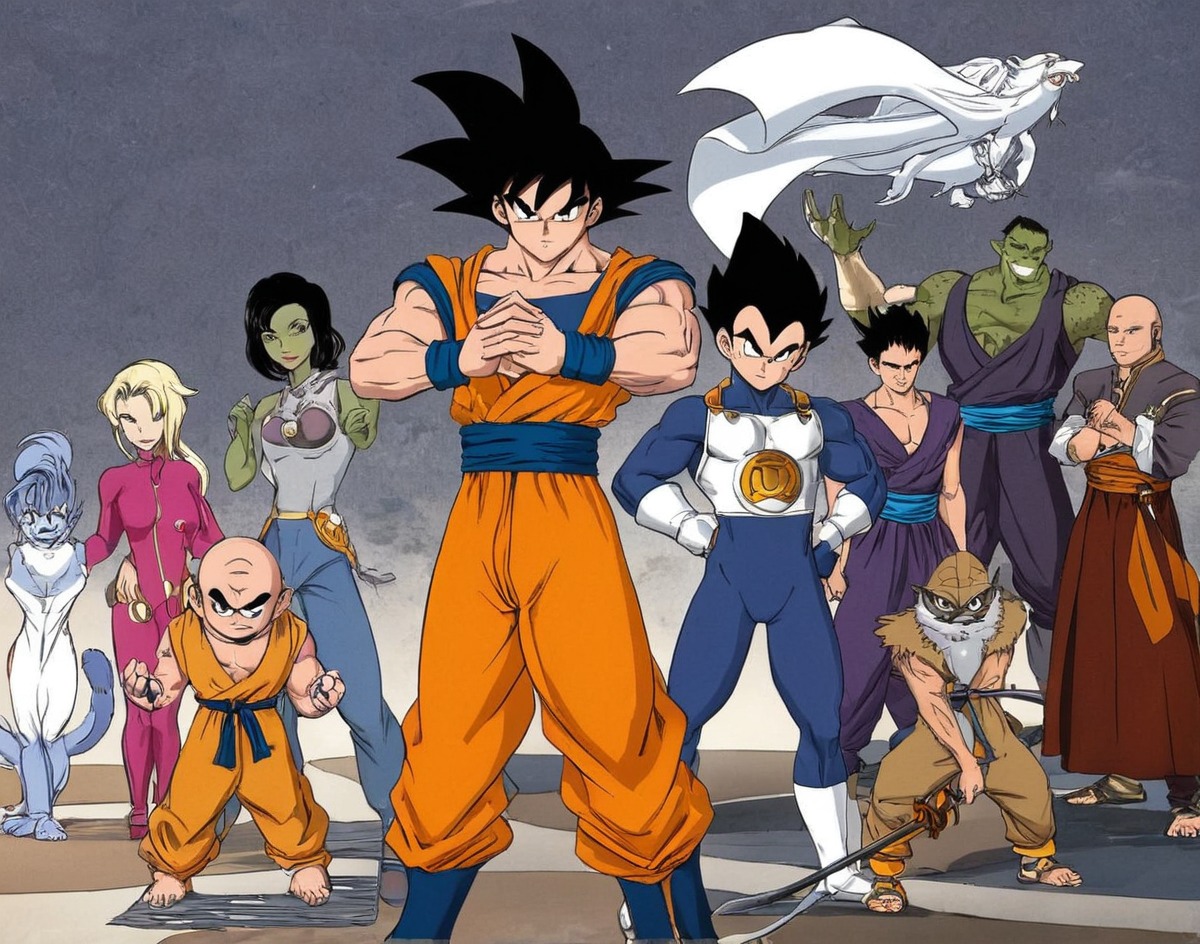 dragonballz, dragonballfanart, android17, android18, dbs, frieza, gohan, goku, krillin, masterroshi, piccolo, tien, vegeta, zfighters