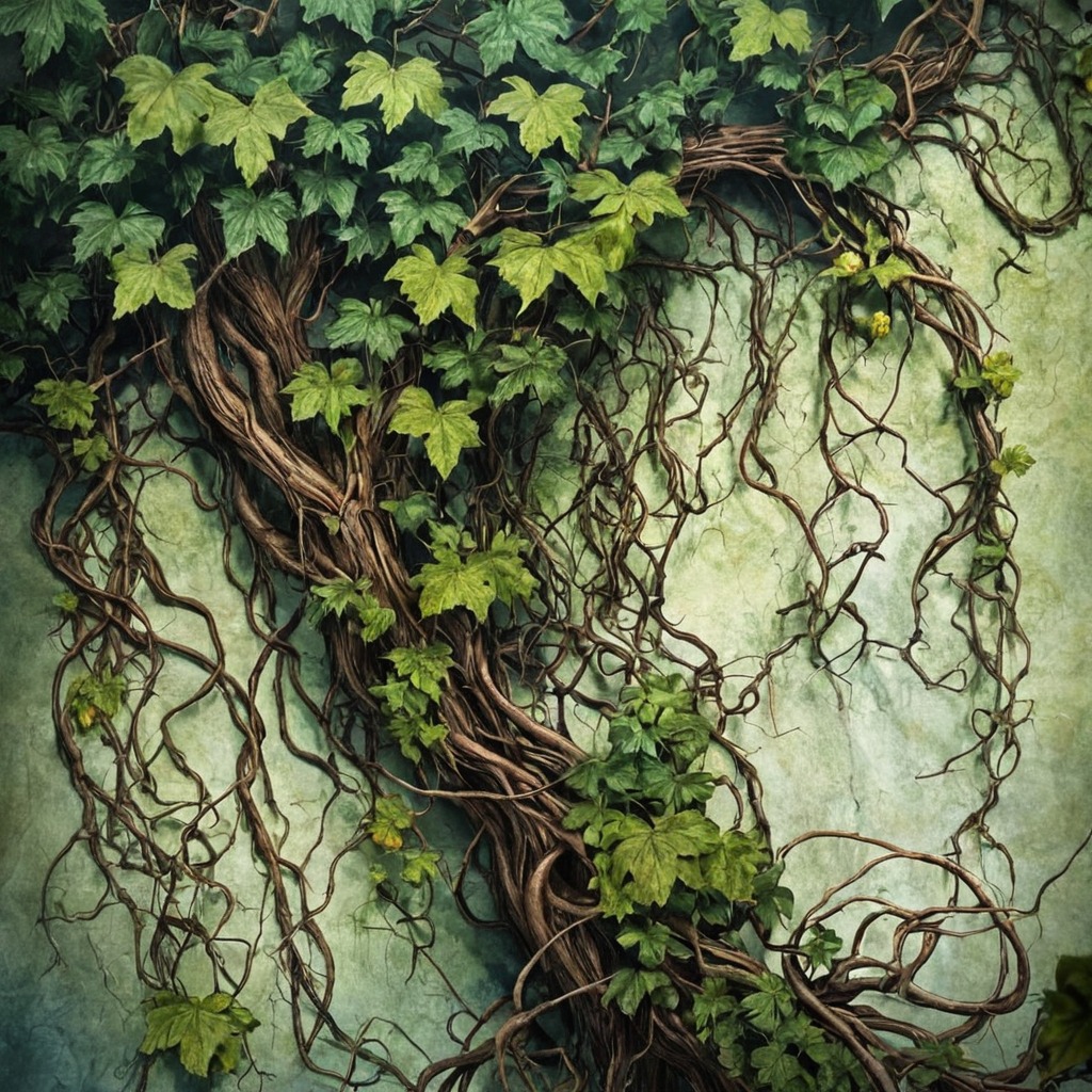 plants, digitalart, forest, beauty, beautiful, vines, aiart