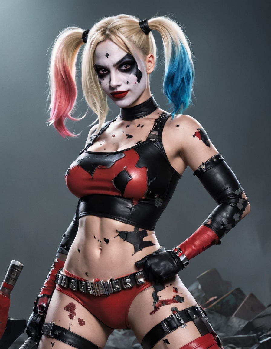 harley quinn, superhero, rebellious, edgy