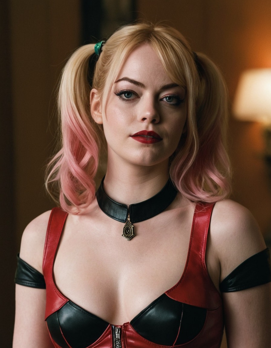 harley quinn, emma stone, dc comics, actress, character, superhero, movie