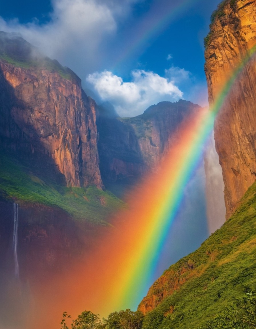 nature, rainbow, beauty