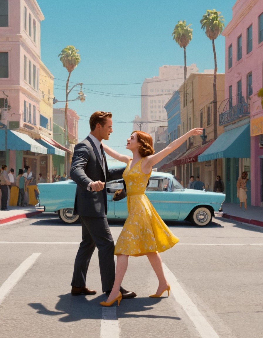 la la land, 2016, musical film, emma stone, ryan gosling, hollywood, romance