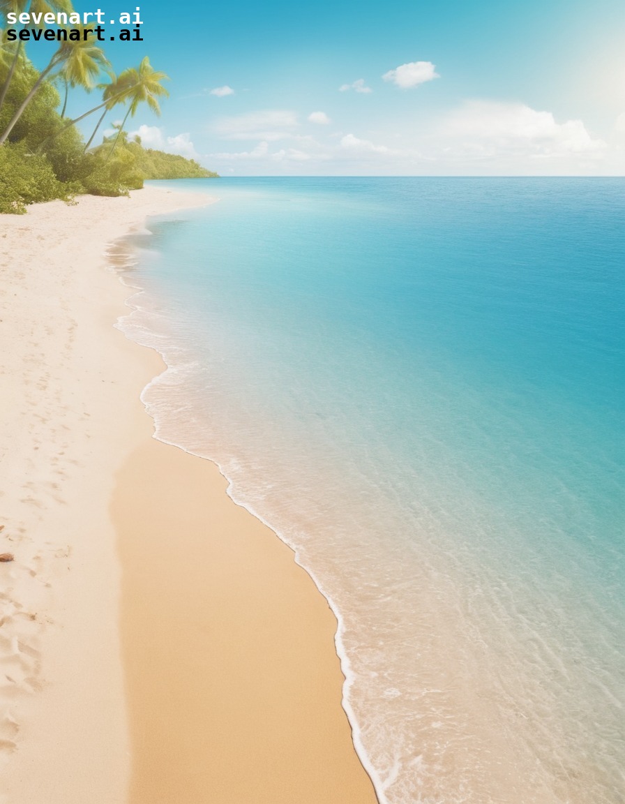 beach, tranquility, sand, water, golden, nature