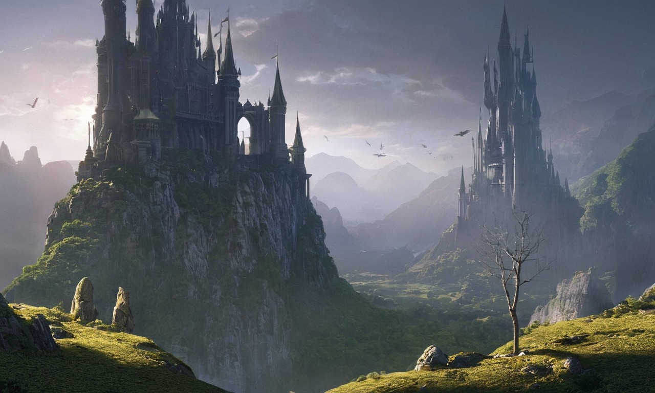 castle, conceptart, environment, illustration, landscape, landscapescenery, photoshop, raphaellacoste