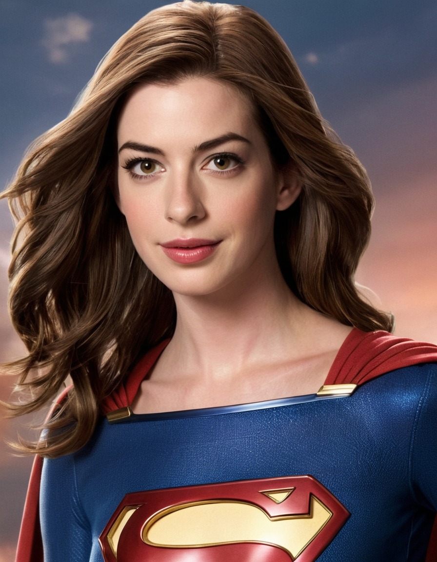 anne hathaway, supergirl, actress, dc comics, superhero, celebrity, role