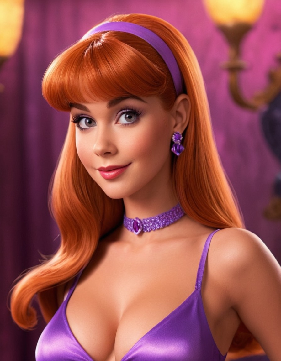 daphne blake, scooby-doo, cartoon character, mystery solving, fashion icon, adventurous spirit, real-life inspiration