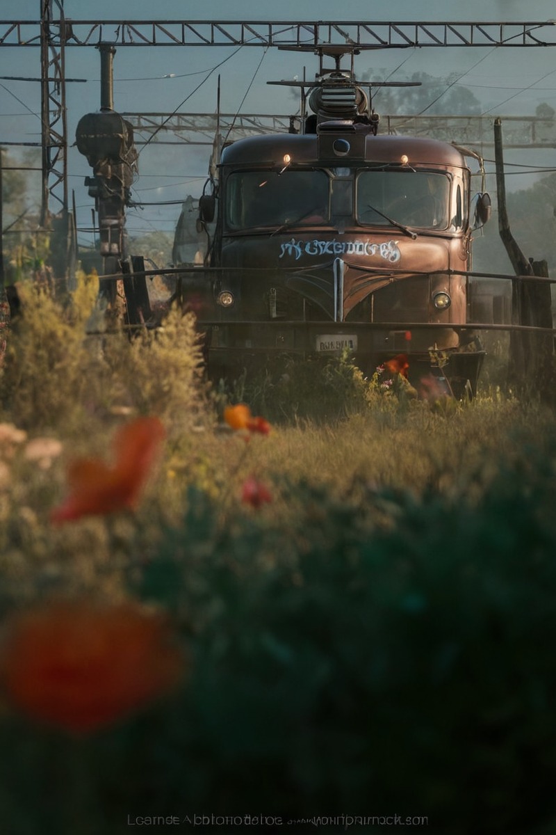 flowers, romania, train, teius