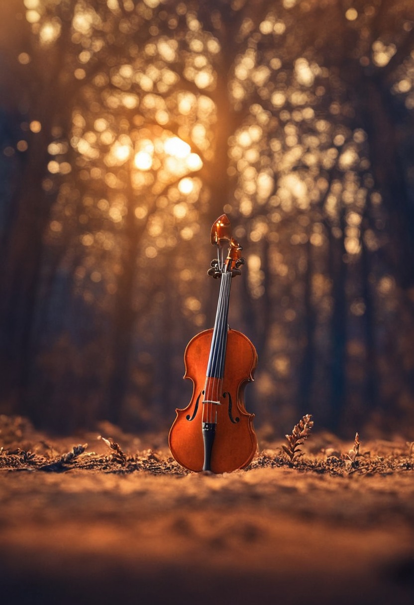 autumn, bokeh, fall, goldenhour, light, magical, music, nikon, october, stilllife, violin, ashrafularefin, photoshop