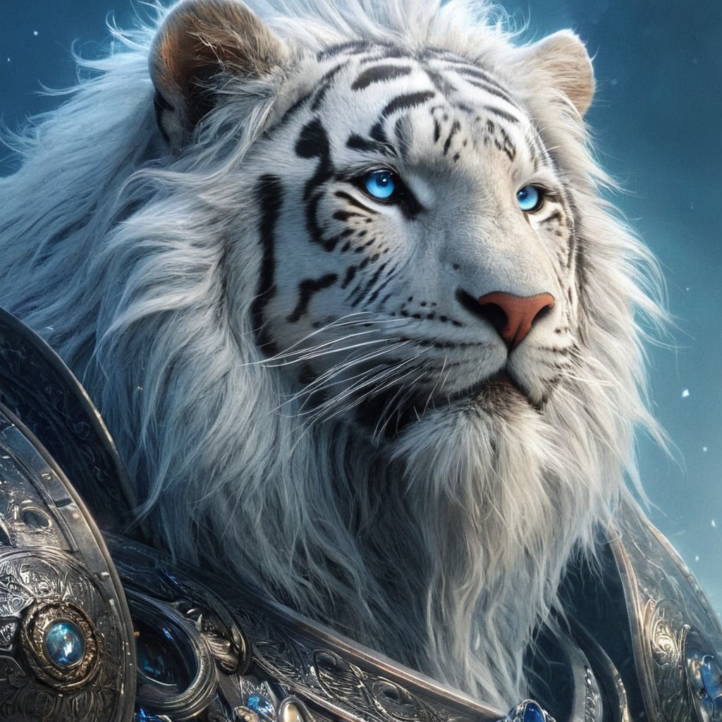 characterdesign, warrior, fantasyart, feline, lion, tiger, bing, conceptart, hybrid, scifi, space