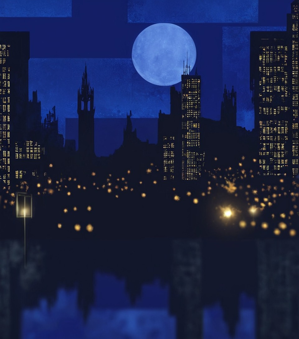 cityscape, digitalart, digitalpainting, architecture, architectureart, bigben, buildings, citylights, contemporary, housesofparliament, lightandshadow, lightandshadows, london, londoncalling, modern, moonlight, nightscene, semiabstract, shadesofblue, silhouettes, stpaul, traffic, trafficlights, londonnight, midnightsparkle