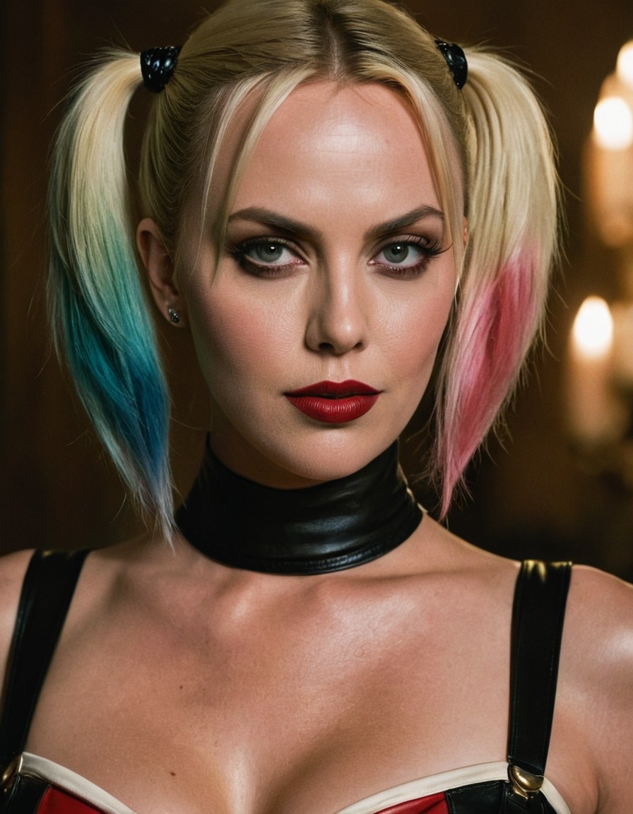 charlize theron, harley quinn, dc comics, anti-hero, villain, superhero, actor portrayal