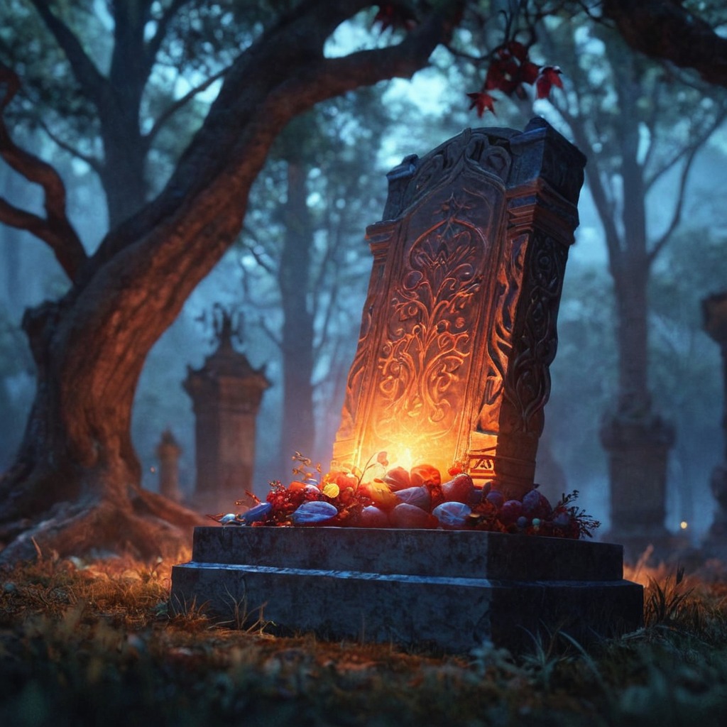 digitalart, wallpaper, cemetery, horror, photography, magic, architecture, gothic, forest, spooky, tombstone