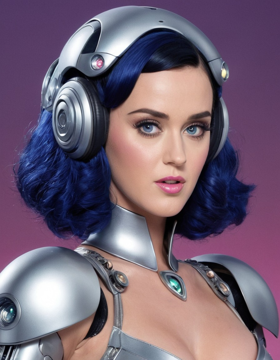 robot, katy perry, music, technology, celebrity