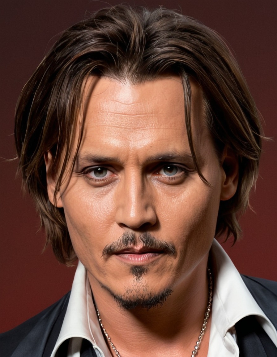 johnny depp, portrait, art, actor, celebrity