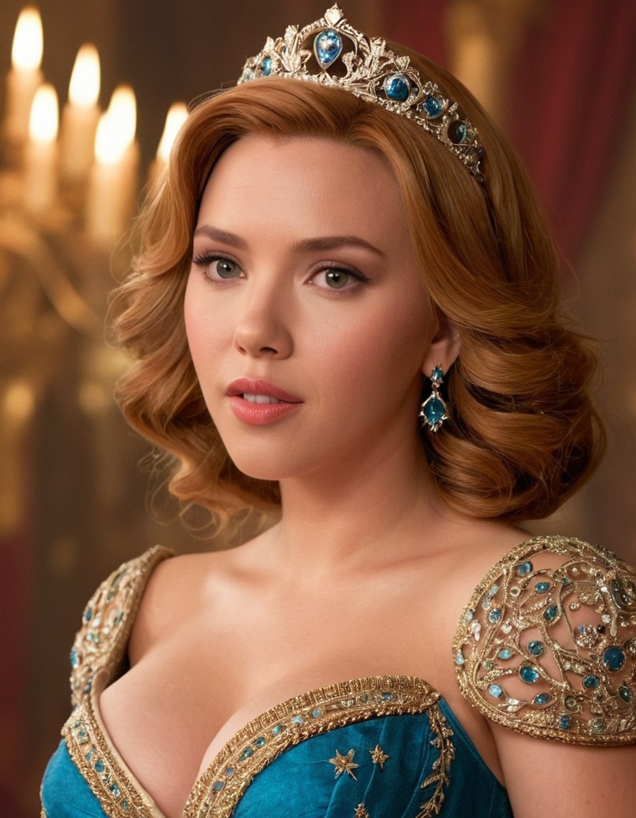 princess, scarlett johansson, celebrity, actress, disney, fairy tale, beauty