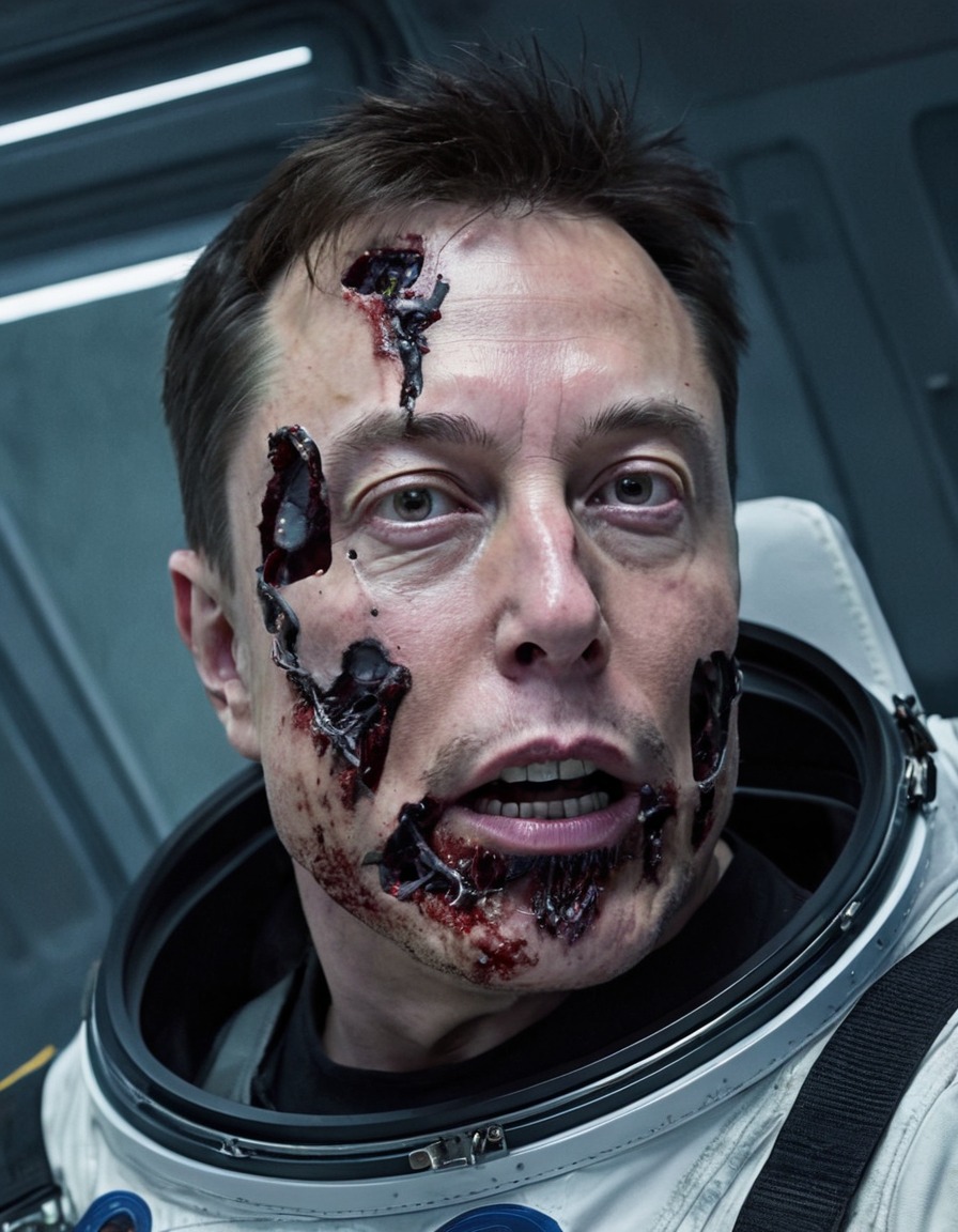 elon musk, zombie, space, science fiction, celebrities