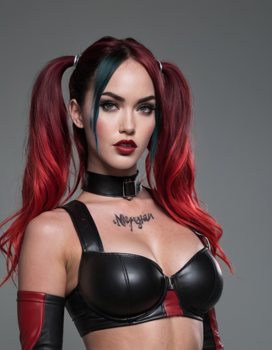 megan fox, harley quinn, cosplay, fashion, entertainment